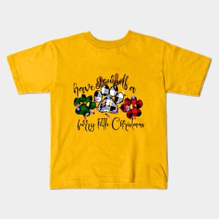 Have Yourself A Furry Little Christmas Kids T-Shirt